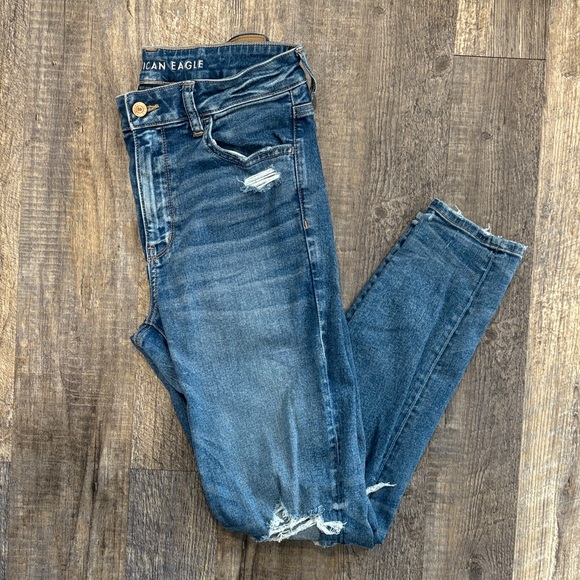 American Eagle Outfitters Denim - American Eagle Outfitters Women's Distressed High Rise Jegging Jeans Size 12